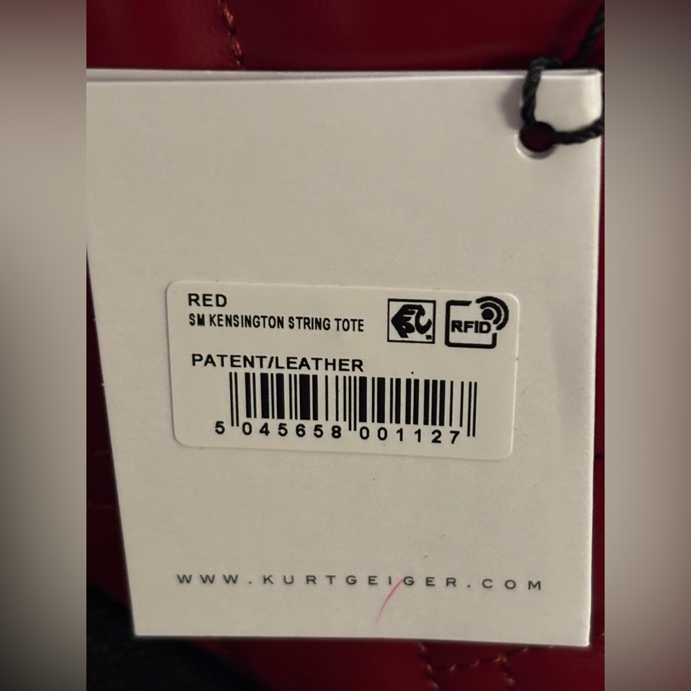 Kurt Geiger NWT Quilted Patent Leather Kensington 2 way Bag - Picture 16 of 16